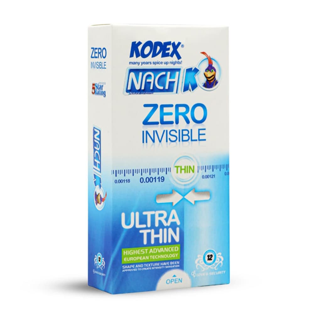 کاندوم کدکس فوق نازک ZERO INVISIBLE — تصویر ۲