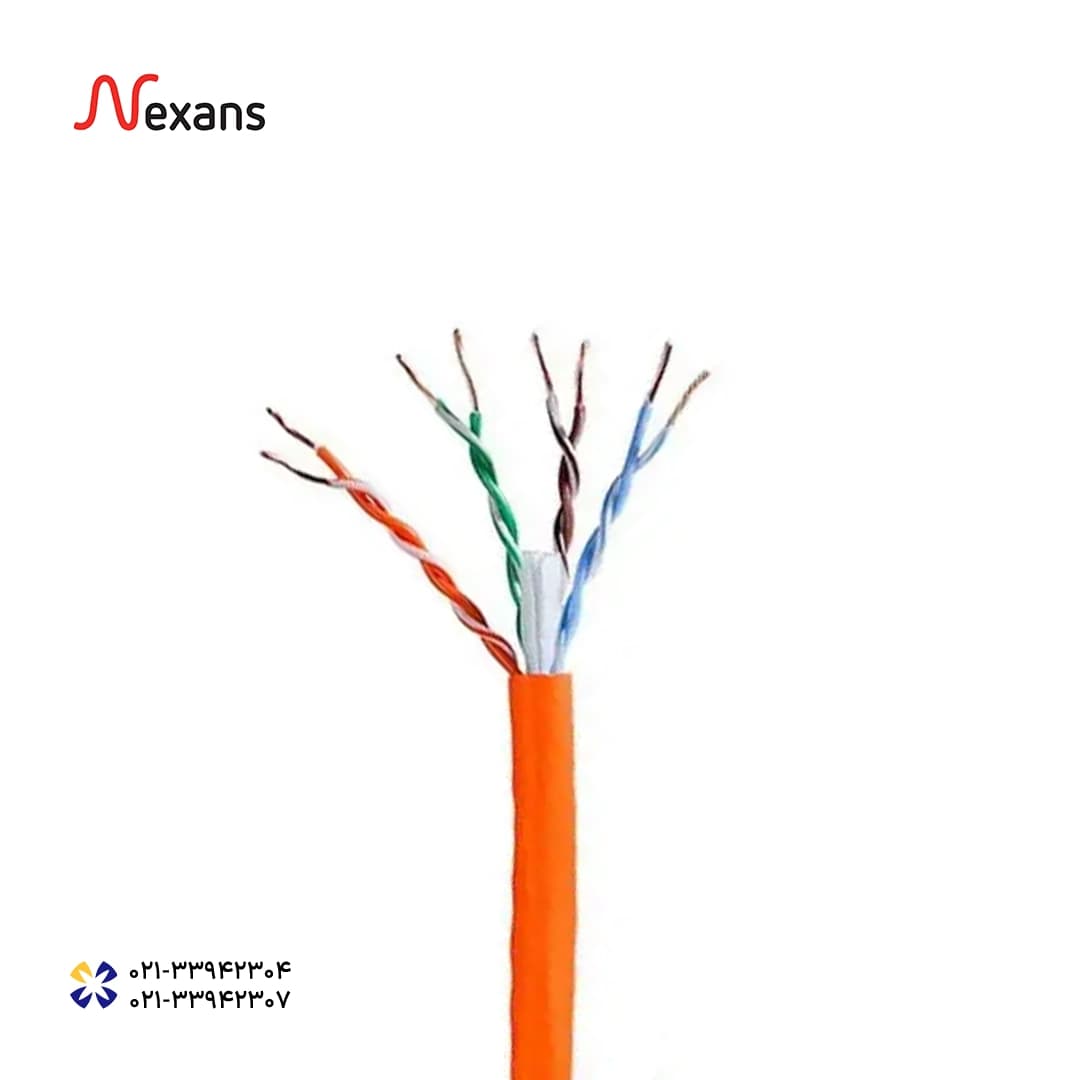 کابل Cat6 utp نگزنس طرح تست