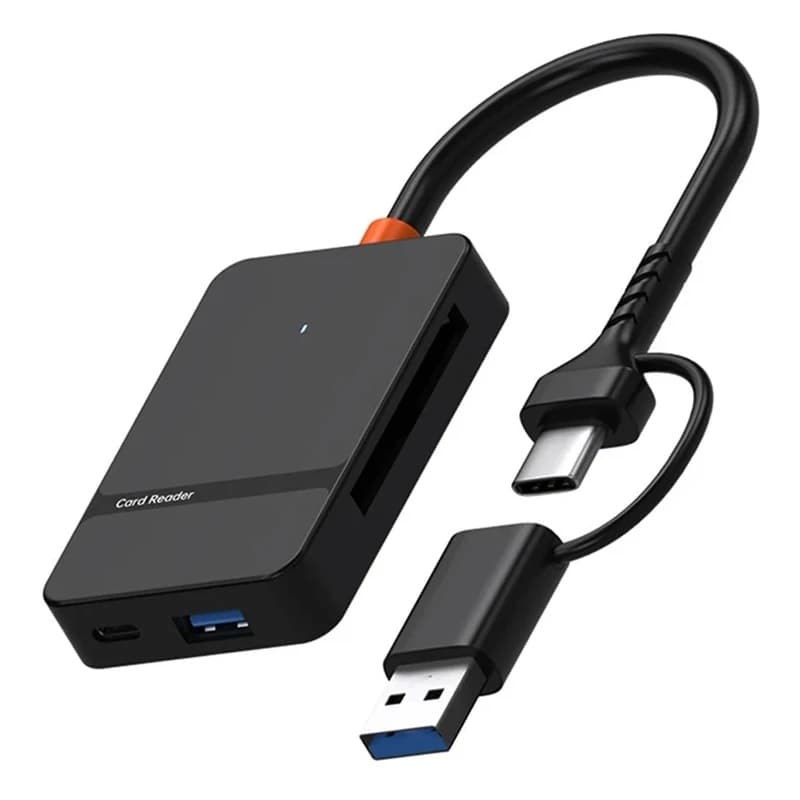 هاب و کارتخوان ۸ کاره مجنتیک مدل ADS-316 Plus | مجهز به خروجی USB 3.0 و Type-C مخصوص مکبوک و لپتاپ — تصویر ۸