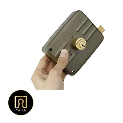 قفل حیاطی ایساتیس کلید دوشیار — تصویر ۹