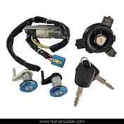 مجموعه کامل قفل و سویچ استارت پژو 206 و 207 — تصویر ۲