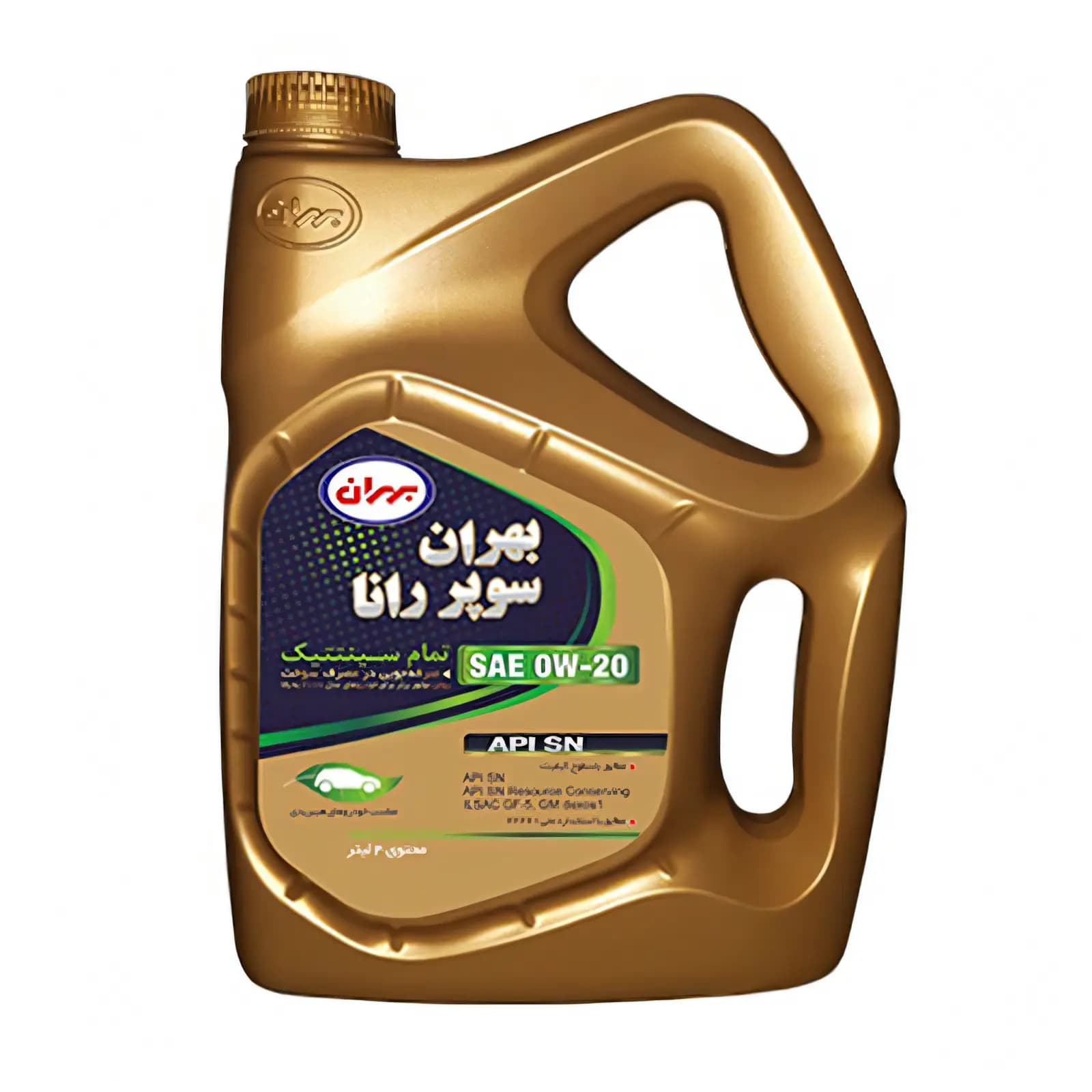 روغن موتور بهران سوپر رانا 0W-20 SN چهار لیتری — تصویر ۲