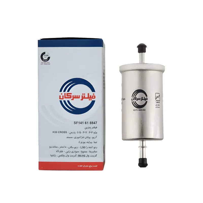 فیلتر بنزین خطی پژو پارس سرکان SF8847