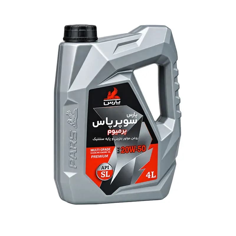 روغن موتور پارس سوپر پایا 20W-50 SL/CF چهار لیتری — تصویر ۲