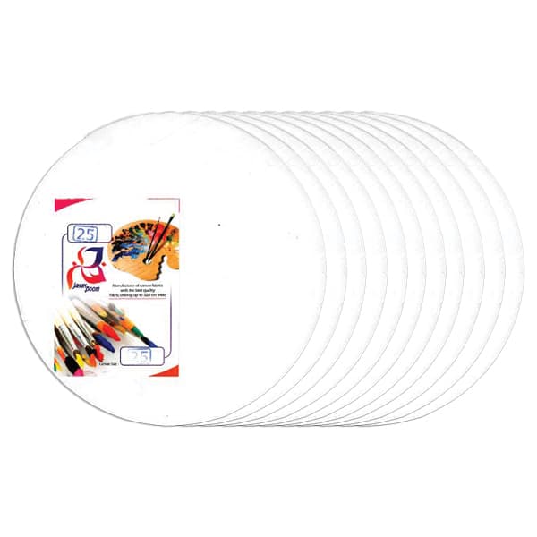 بوم نقاشی جهان سایز دایره 25×25 بسته۱۰عددی