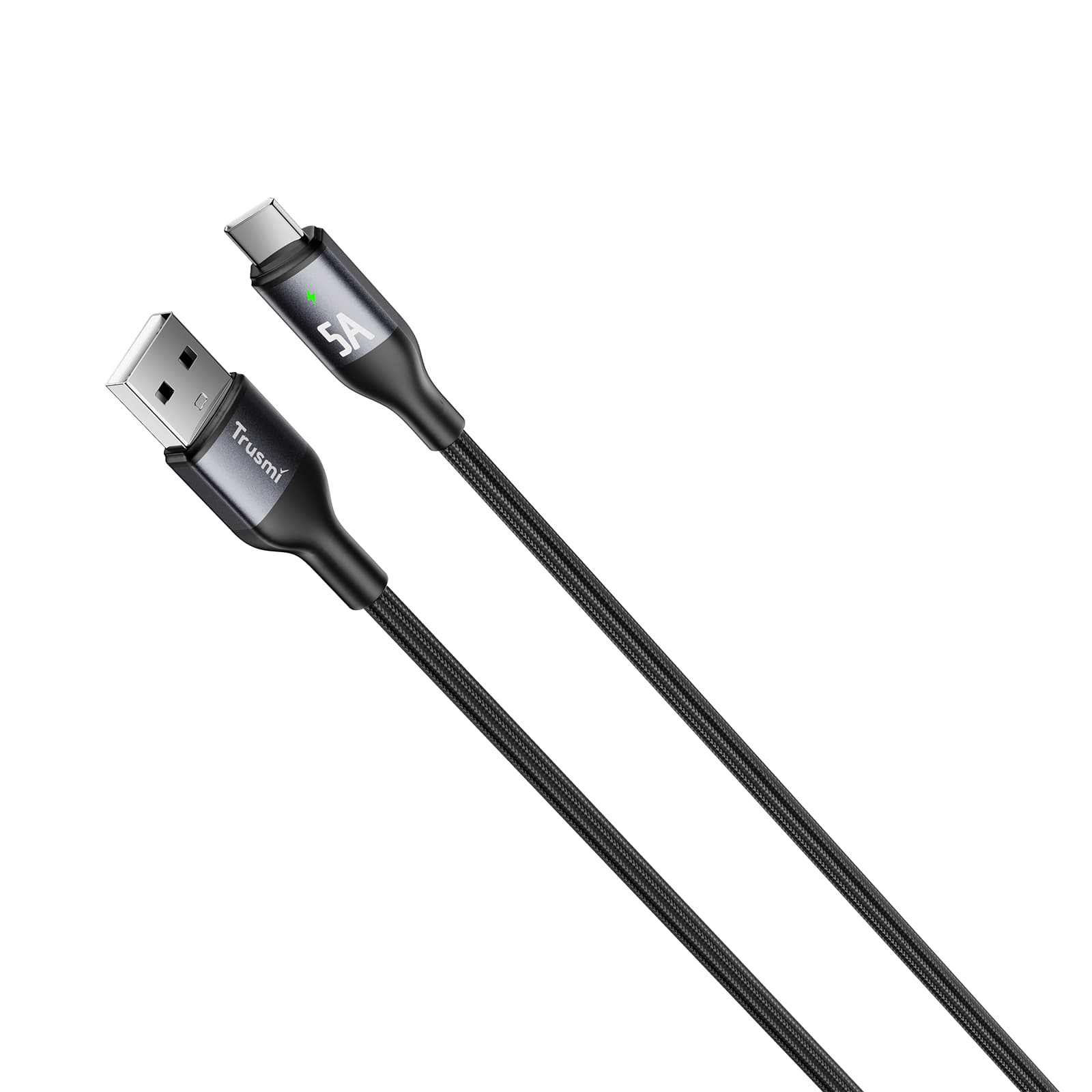کابل شارژ هوشمند تایپ سی تراسمی مدل CA12-02 (قطعکن خودکار | 5 آمپر) — تصویر ۳
