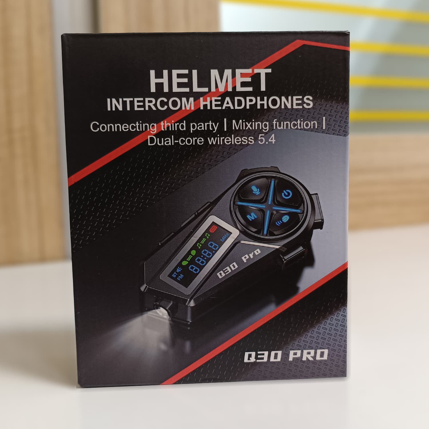 بلوتوث کلاه کاسکت موتور و دوچرخه مدلQ30 PRO — تصویر ۱۰