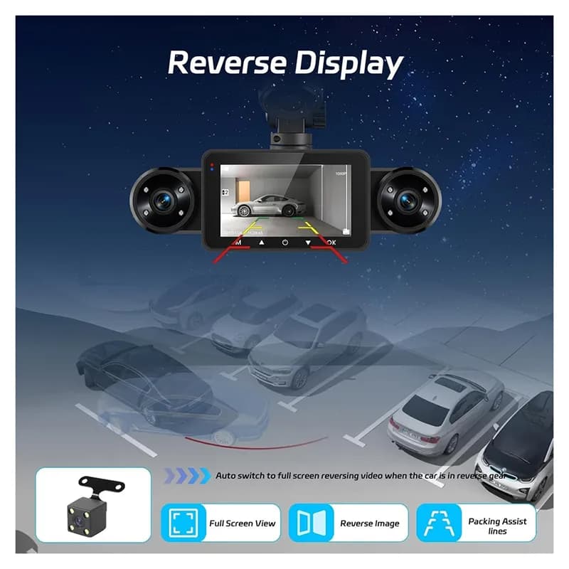 دوربین ثبت وقایع خودرو 4 لنز مدل Pro5-WiFi — تصویر ۷