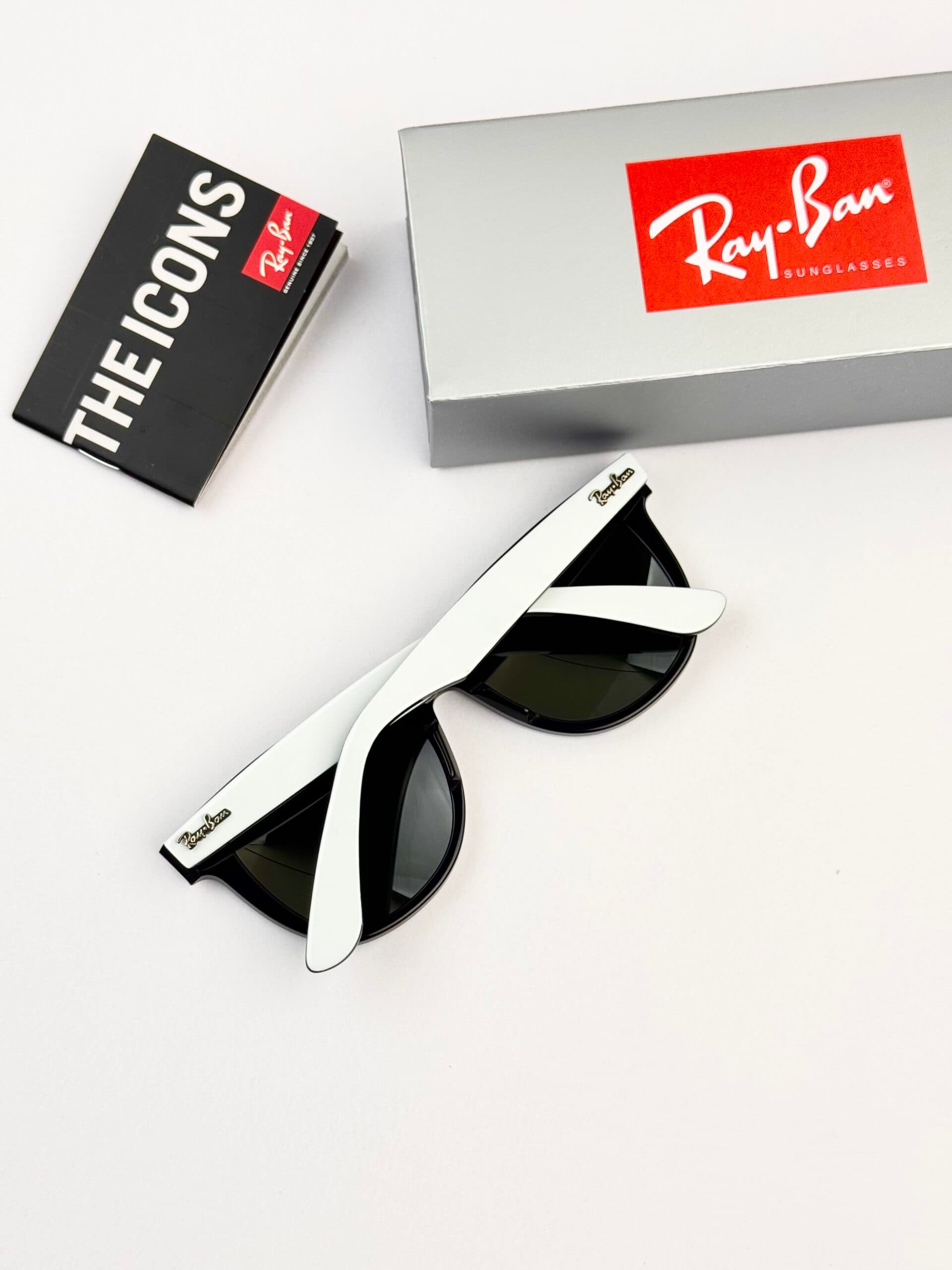 عینک آفتابی ریبن مدل RB2140 wayfarer سایز 54 — تصویر ۳