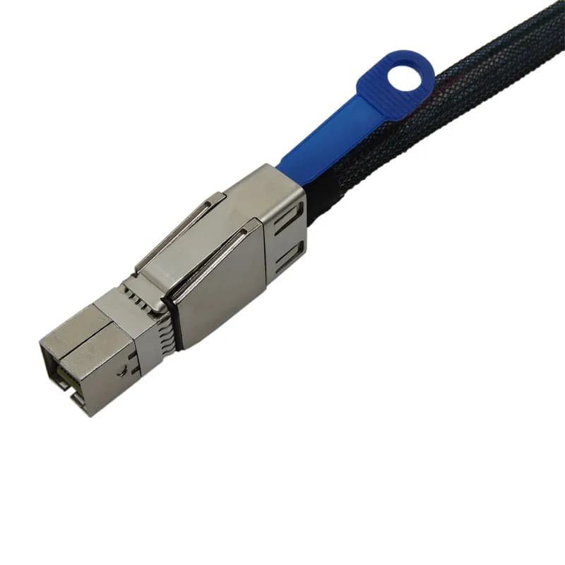 کابل تبدیل Mini SAS HD SFF-8644 به 4 پورت SATA مدل SM201 طول 1 متر — تصویر ۶