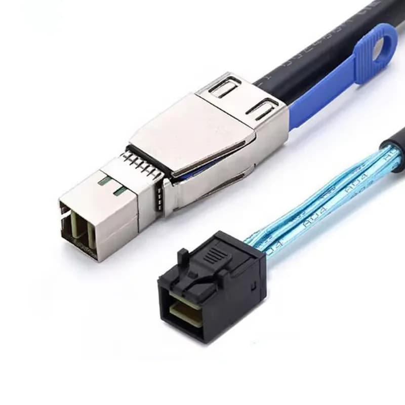کابل تبدیل Mini SAS HD SFF-8644 به SFF-8643 مدل SM231 طول 1 متر — تصویر ۷
