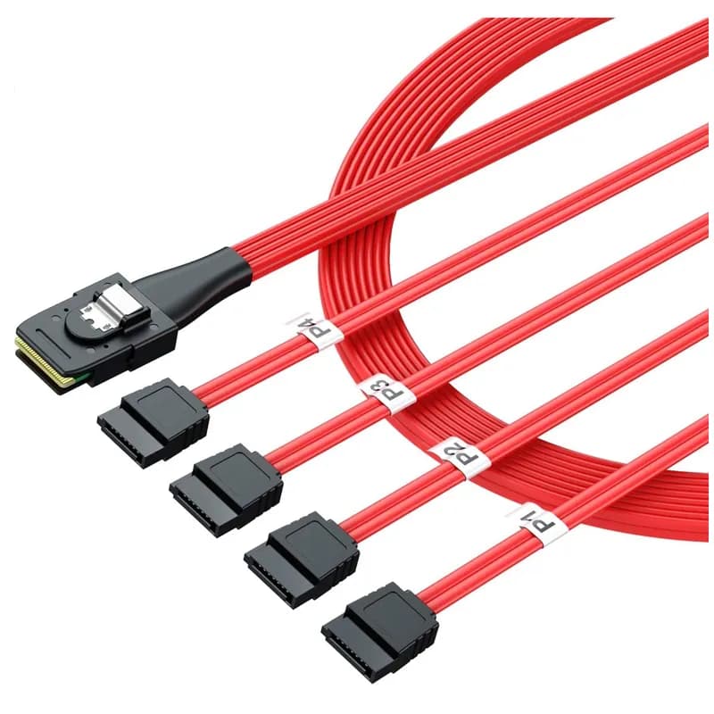 کابل تبدیل Mini SAS SFF-8087 به چهار SATA مدل SM75