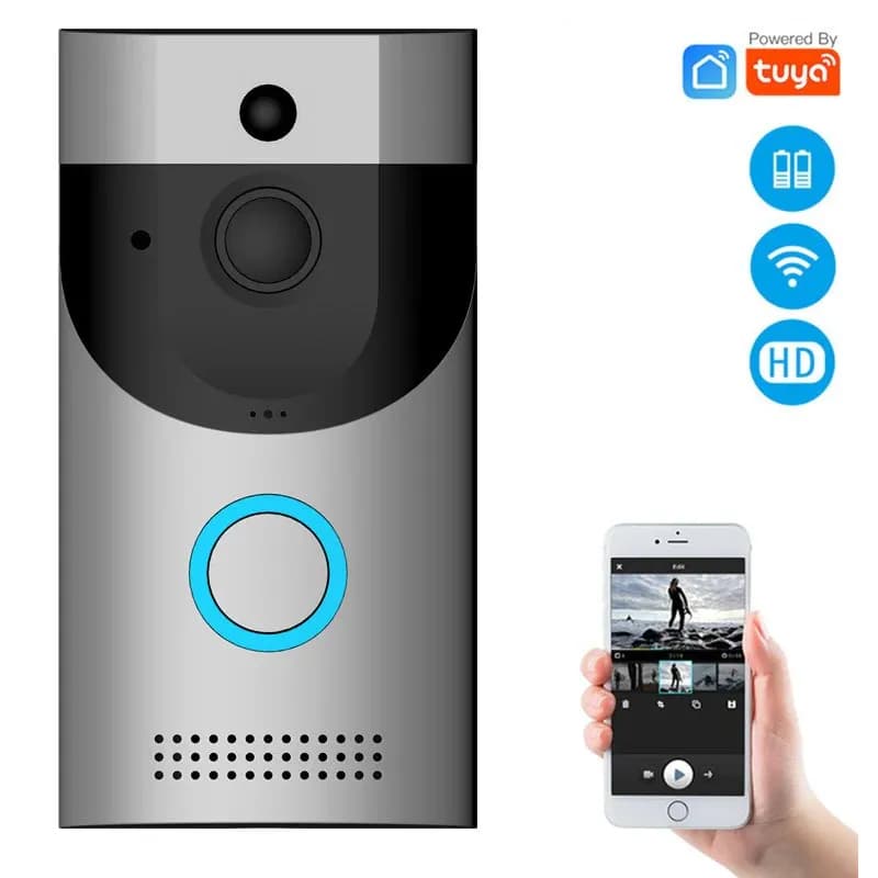 زنگ در تصویری هوشمند تویا TUYA B30 WiFi +زنگ صدای داخل (دینگدانگ) — تصویر ۷