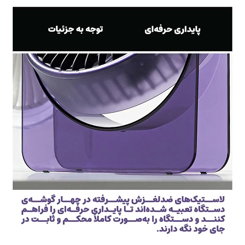 پنکه رومیزی بی صدا مجنتیک مدل F06 — تصویر ۱۰