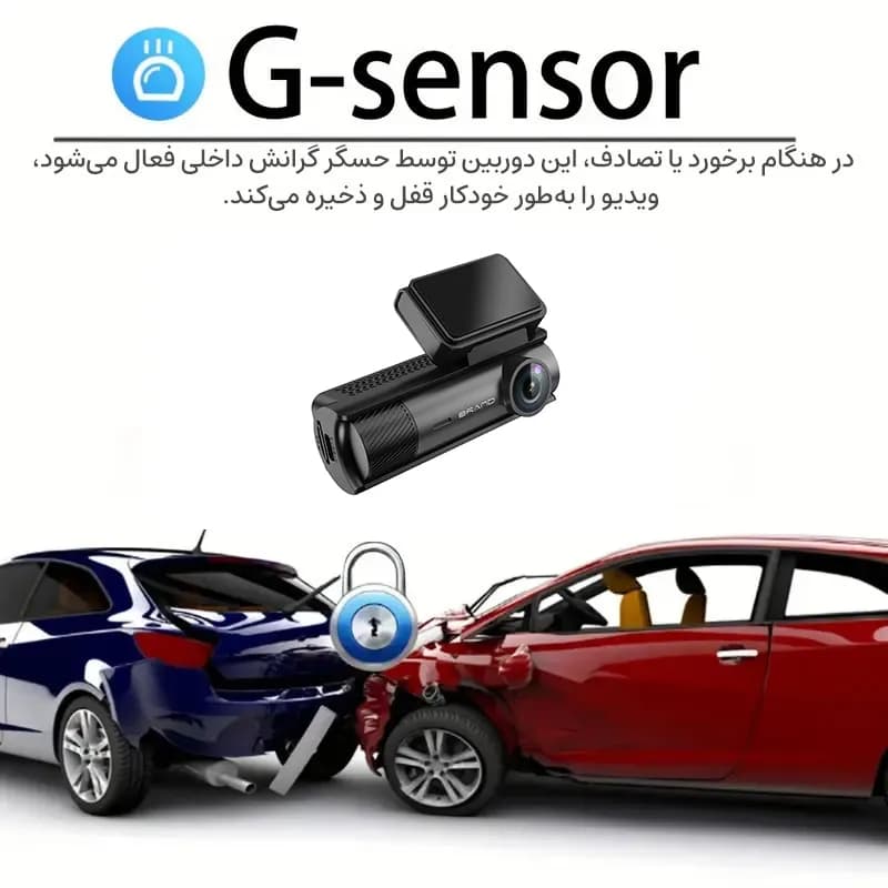 دوربین ثبت وقایع خودرو اتوویژن مدل OKCAM71-4K WiFi با دوربین عقب — تصویر ۸