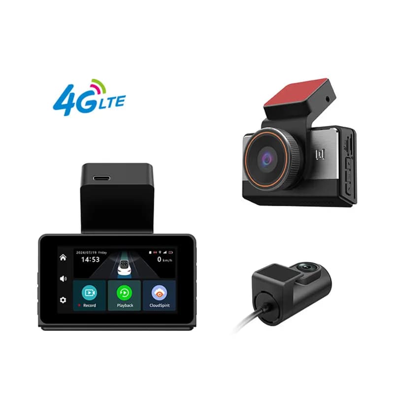 دوربین ثبت وقایع خودرو 2 لنز AutoVision P83 4G GPS-WiFi سیمکارت خور — تصویر ۹