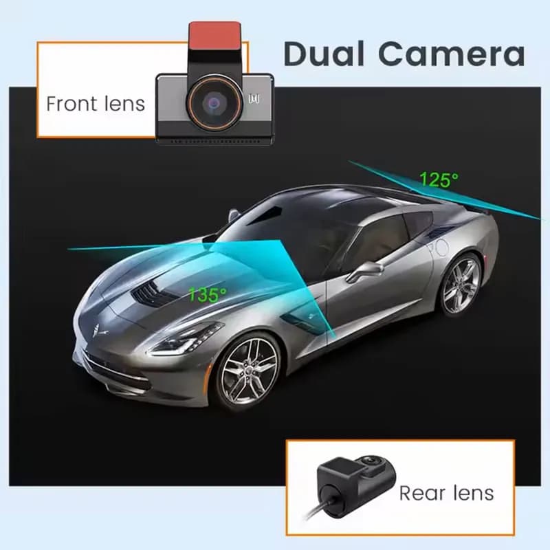 دوربین ثبت وقایع خودرو 2 لنز AutoVision P83 4G GPS-WiFi سیمکارت خور — تصویر ۱۱