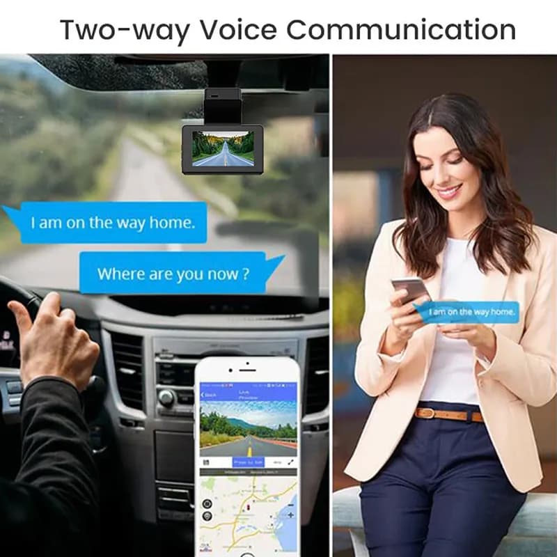 دوربین ثبت وقایع خودرو 2 لنز AutoVision P83 4G GPS-WiFi سیمکارت خور — تصویر ۸