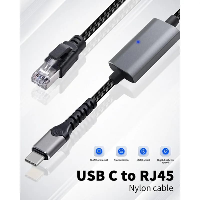 کابل مبدل RJ45 به Type-C مدل RJ-C — تصویر ۱۰