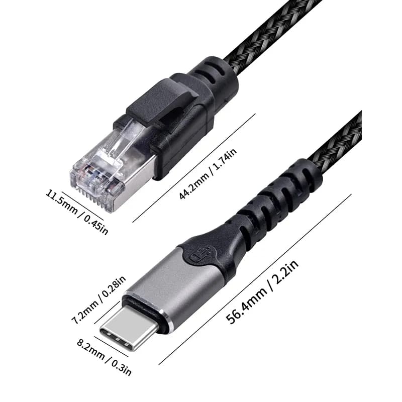 کابل مبدل RJ45 به Type-C مدل RJ-C — تصویر ۶