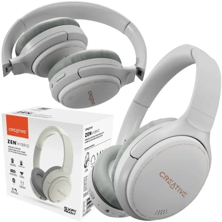 هدفون بیسیم کریتیو Creative مدل Zen Hybrid EF1010 — تصویر ۲