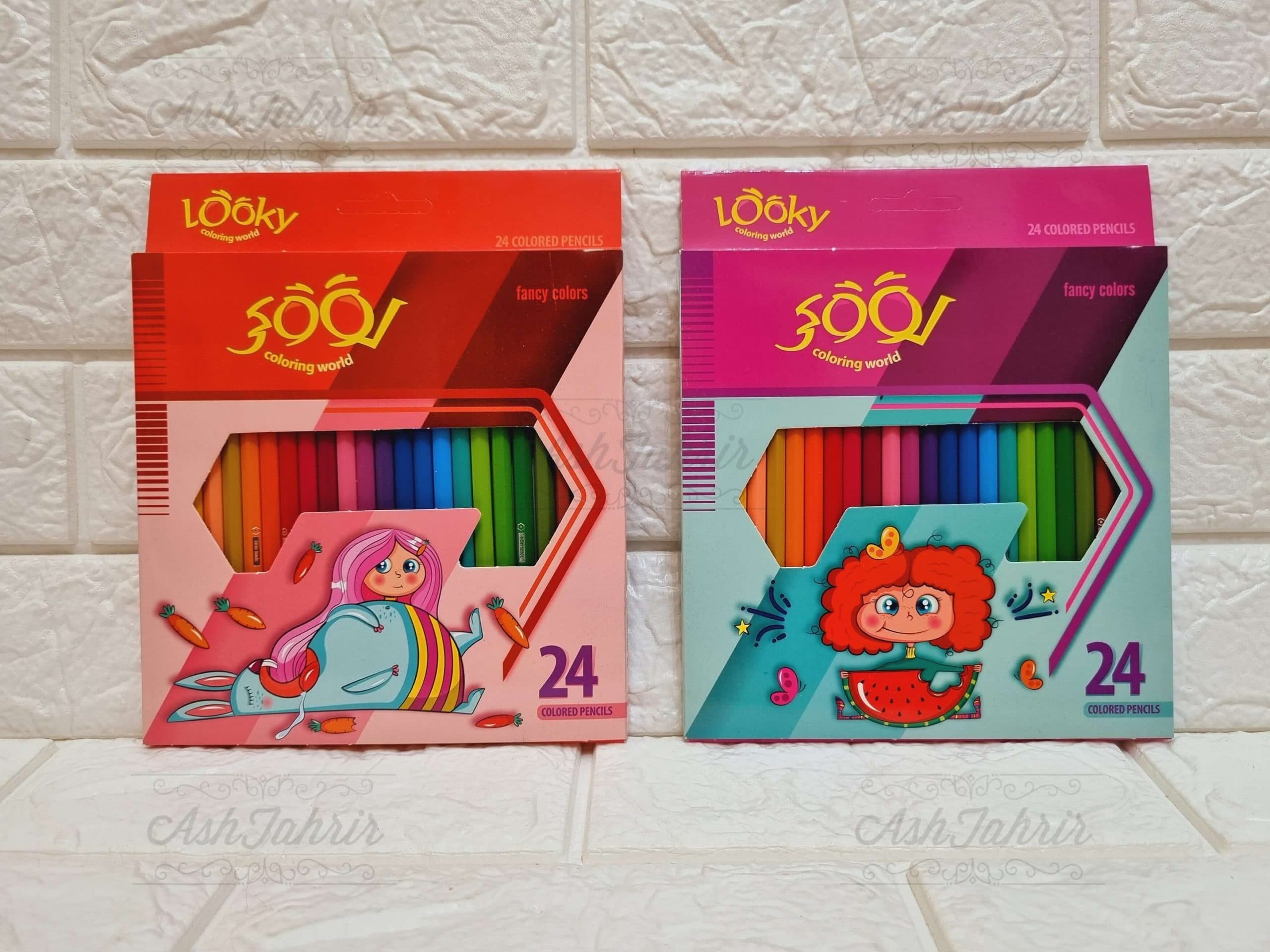مداد رنگی لوکی Looky 24 رنگ — تصویر ۲