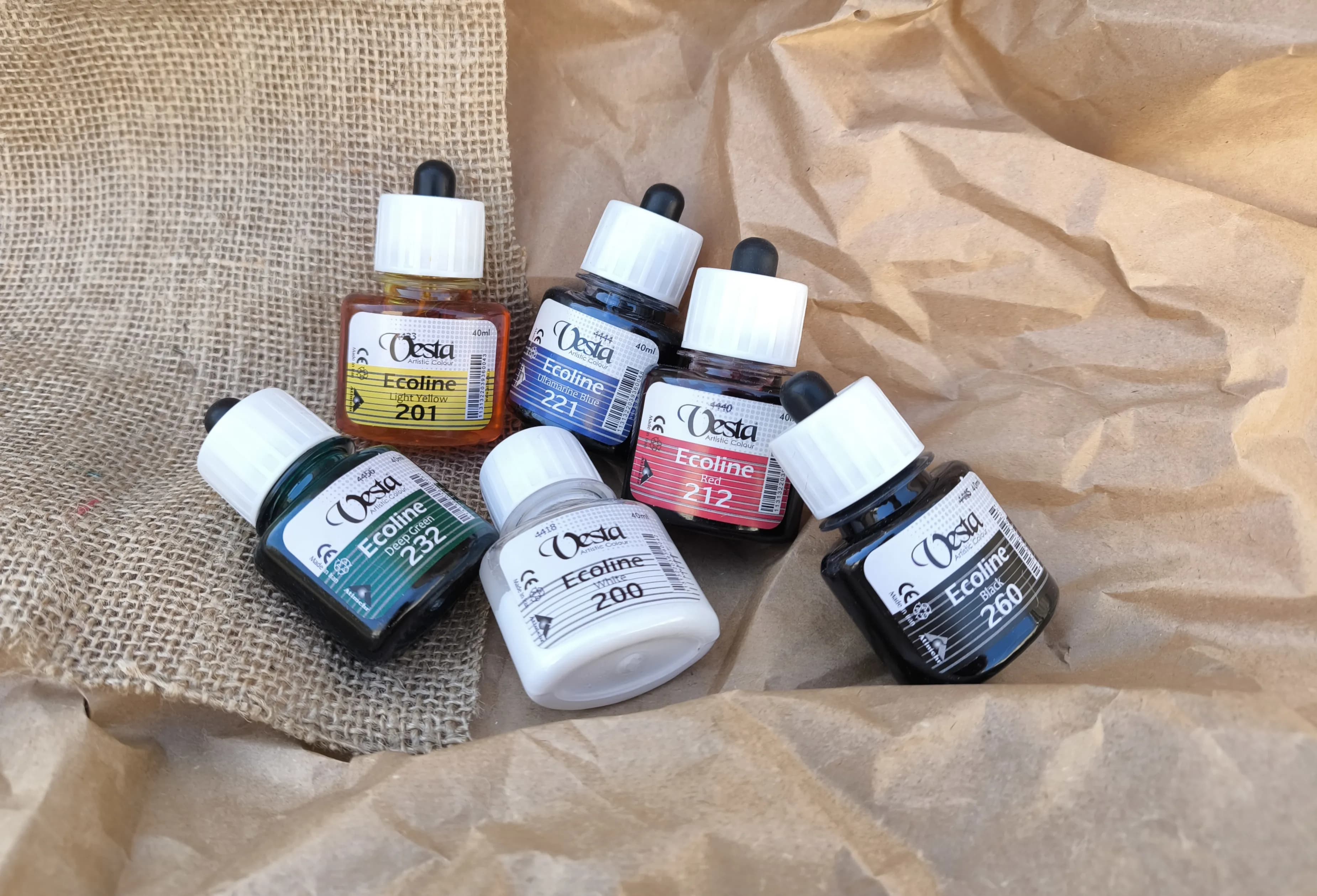رنگ اکولین 6 عددی وستا ecoline vesta