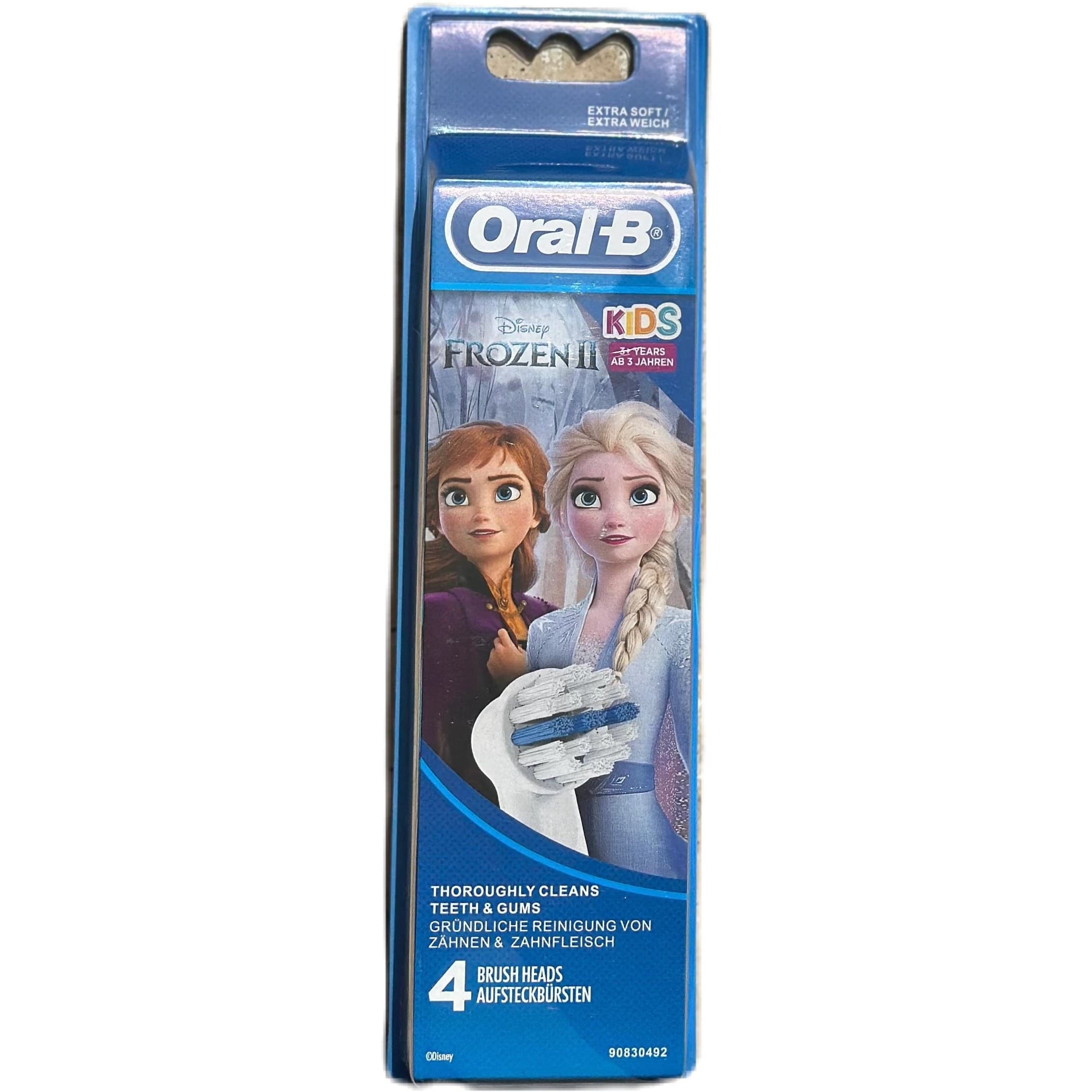 سری یدک مسواک برقی کودک دخترانه اورال بی 2 عددی مدل Oral-b Frozen Kids — تصویر ۳