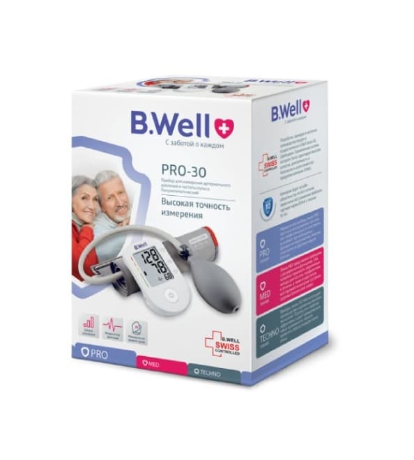 فشارسنج دیجیتال بازویی نیمه اتوماتیک بی ول B.WELL PRO-30 — تصویر ۳
