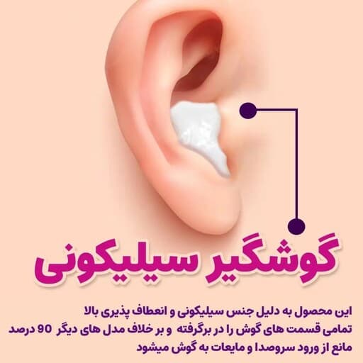 گوشگیر موم ژله ای کلور پلاس 6 جفتی CLEVER plus — تصویر ۴