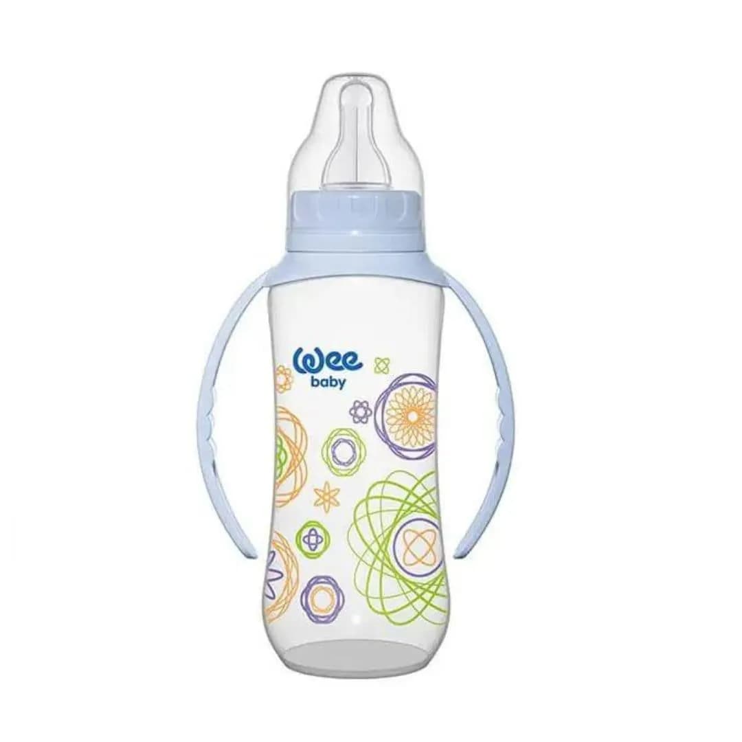 بطری دسته دار پروپیلن دهانه استاندارد وی کر Wee Care B316 — تصویر ۲
