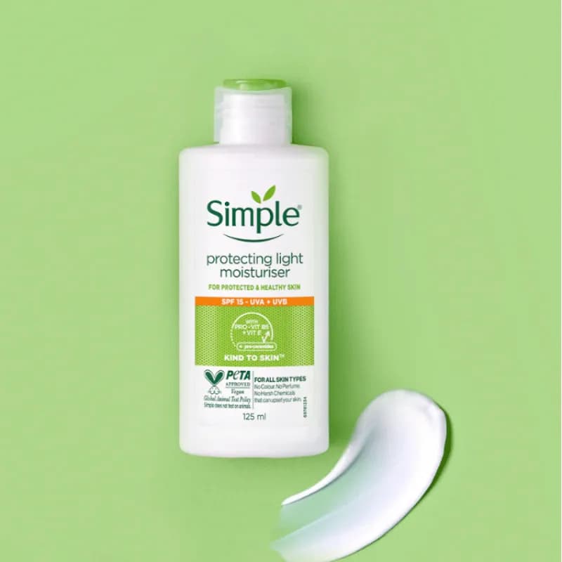 کرم آبرسان و مرطوبکننده سیمپل مدل Protecting Light با SPF15 حجم 125 میلی لیتر — تصویر ۵