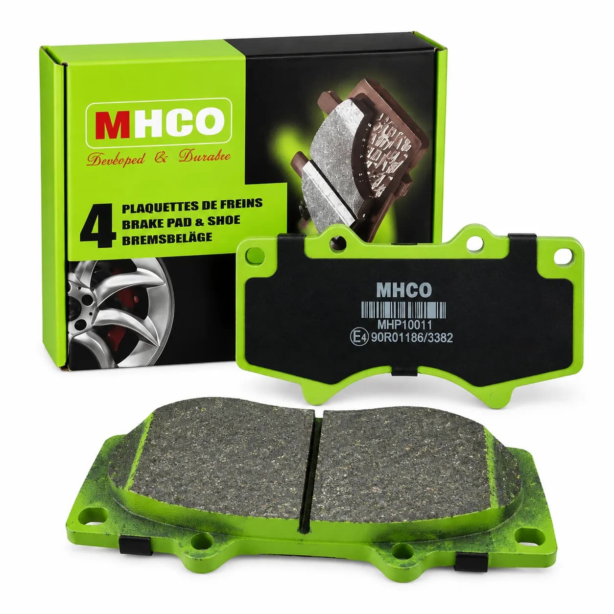 لنت ترمز جلو میتسوبیشی پاجیرو ۴ درب برند ام اچ کو MHCO