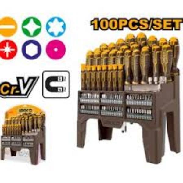 ست پیچ گوشتی 100 عددی اینکو HKSD10028 — تصویر ۴