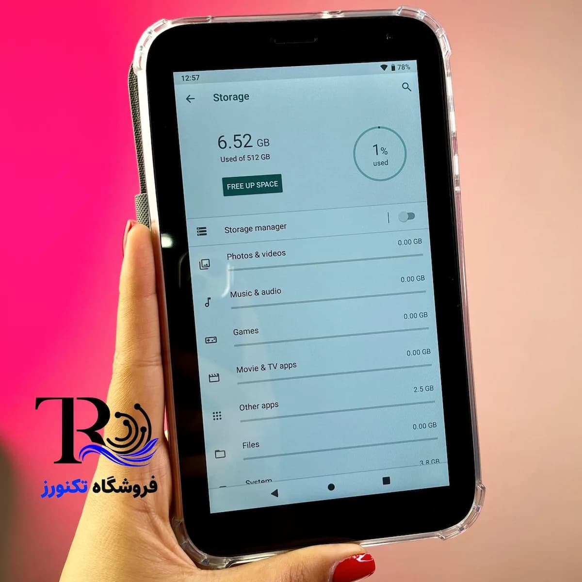 تبلت HK18 Pro Mini HUAHONG | حافظه 64 رم 4 — تصویر ۸