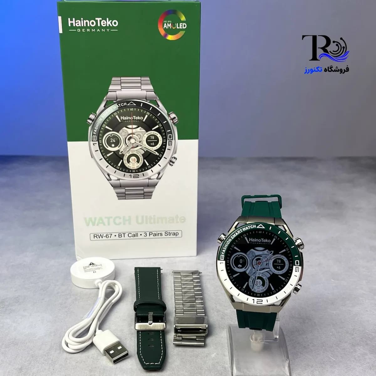 ساعت هوشمند RW-67 برند Haino teko — تصویر ۶
