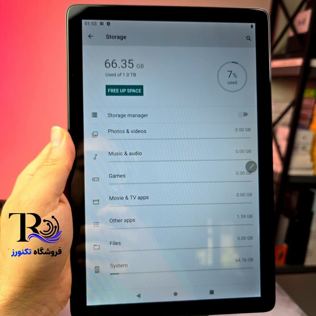 تبلت S26 ultra برند Umiio / حافظه 128 گیگابایت رم ۴ گیگابایت — تصویر ۴