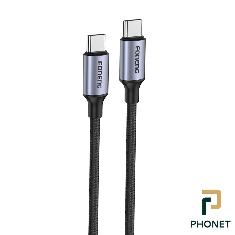 کابل شارژ Type-C to Type-C فوننگ مدل X95(60W)