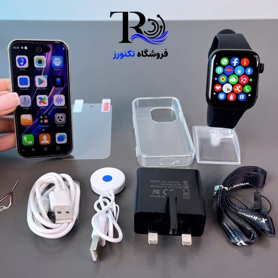 گوشی طرح ایفون مدل 16 mini برند x-inova | حافظه ۶۴ رم ۴ — تصویر ۱۲