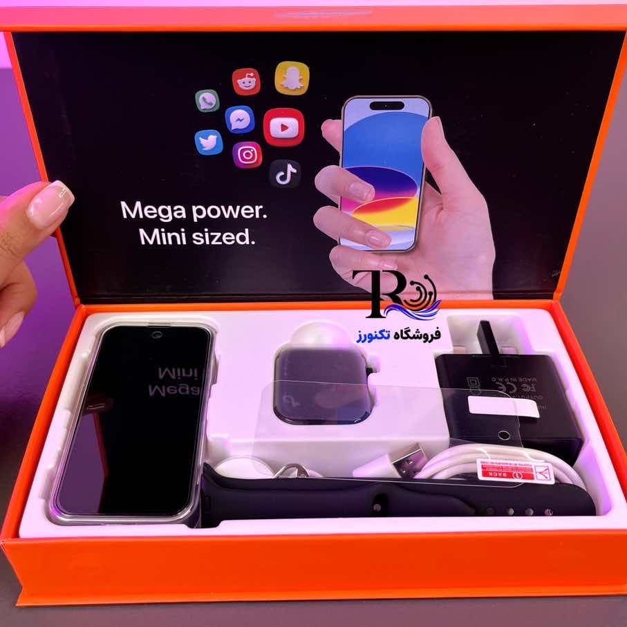 گوشی طرح ایفون مدل 16 mini برند x-inova | حافظه ۶۴ رم ۴ — تصویر ۶
