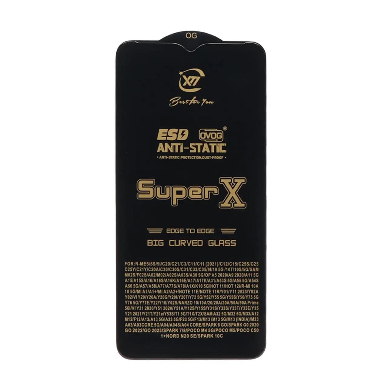 محافظ صفحه نمایش آنتی استاتیک Full Cover Super X مدل Samsung A04 / A04S / A04E