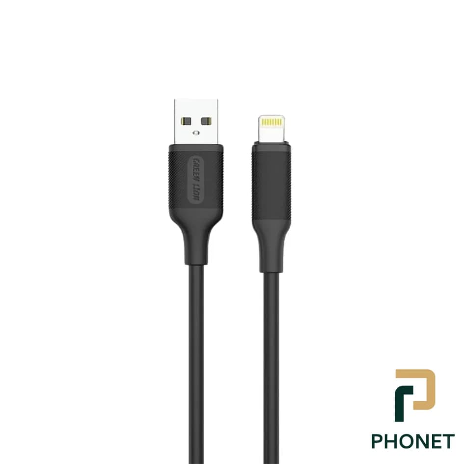کابل شارژ گرین لاین USB-A به لایتنینگ مدل PVC