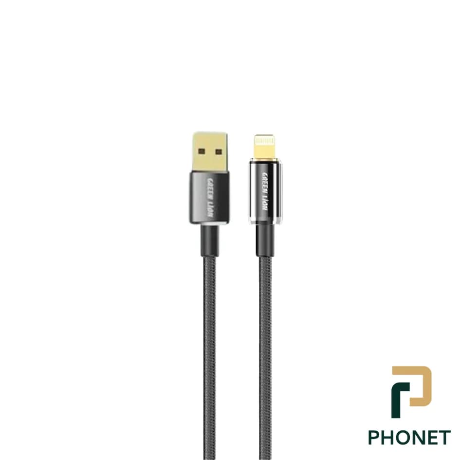 کابل شارژ گرین لاین USB-A به لایتنینگ مدل Touch