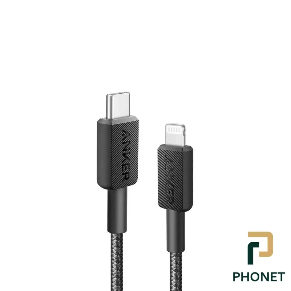 کابل USB-C به لایتنینگ انکر مدل A81B5H11 طول 0.9 متر