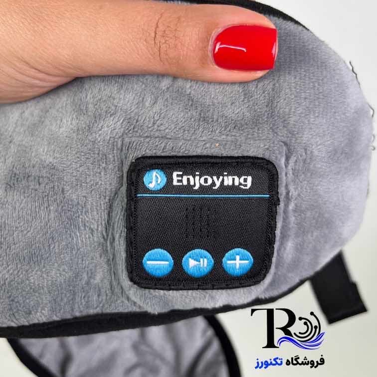 چشم‌بند هوشمند بلوتوثی چندکاره برای خواب راحت – با هدفون داخلی و باتری شارژی — تصویر ۴