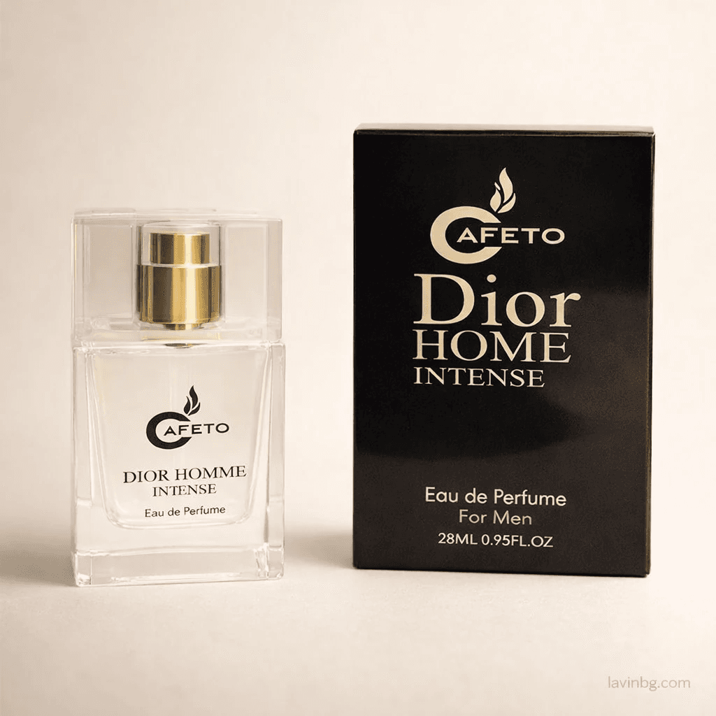 عطر مینیاتوری مردانه کافه‌تو مدل Dior Homme Intense حجم 28 میلی‌لیتر