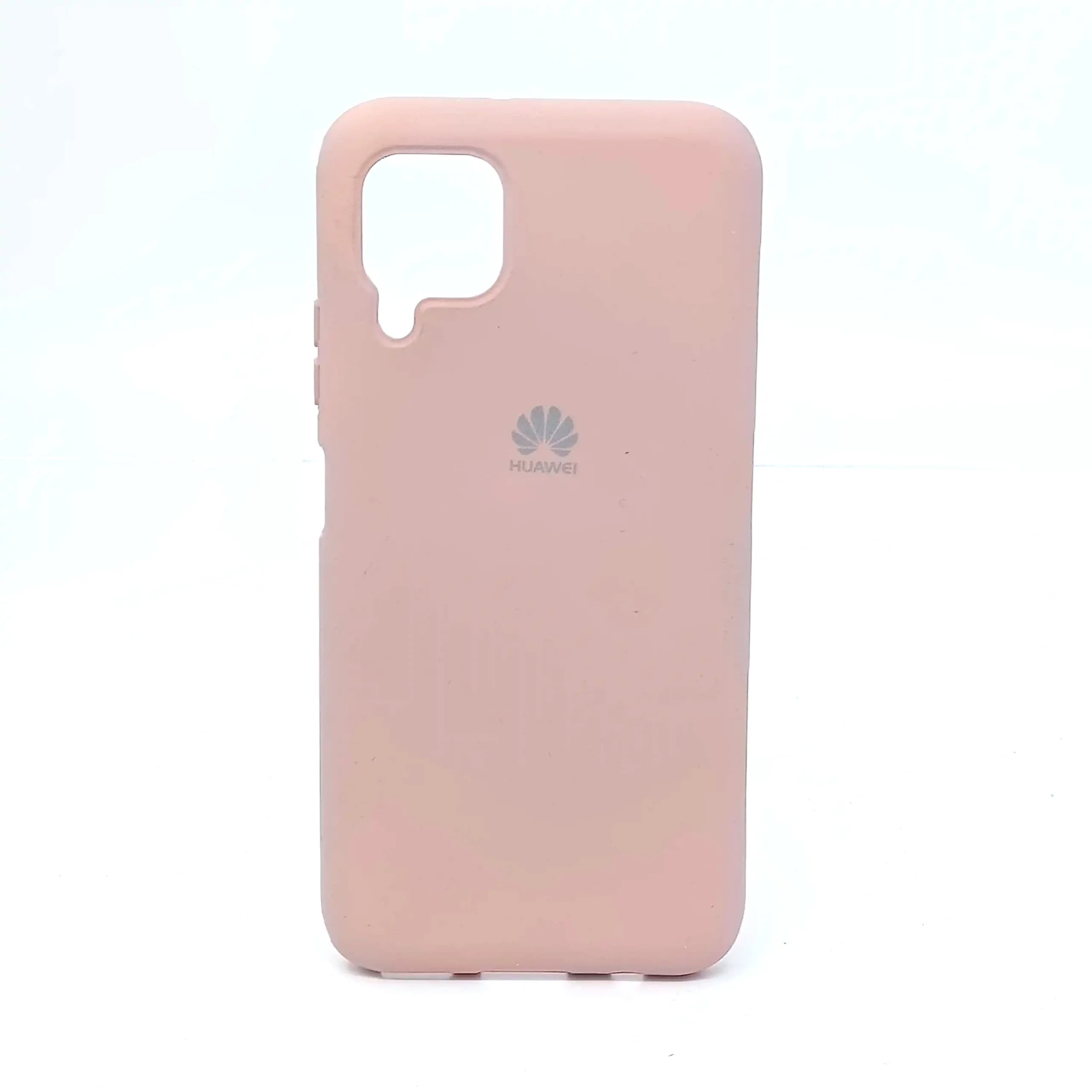 قاب طرح سیلیکونی HUAWEI NOVA 7i – کرمی — تصویر ۲