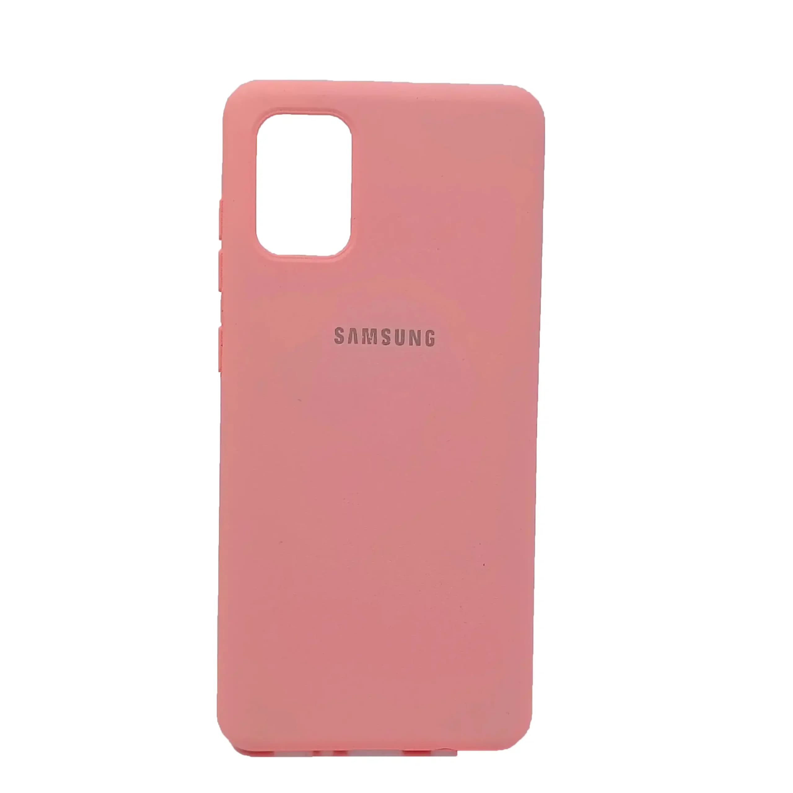 قاب طرح سیلیکونی SAMSUNG A۷۱ – صورتی