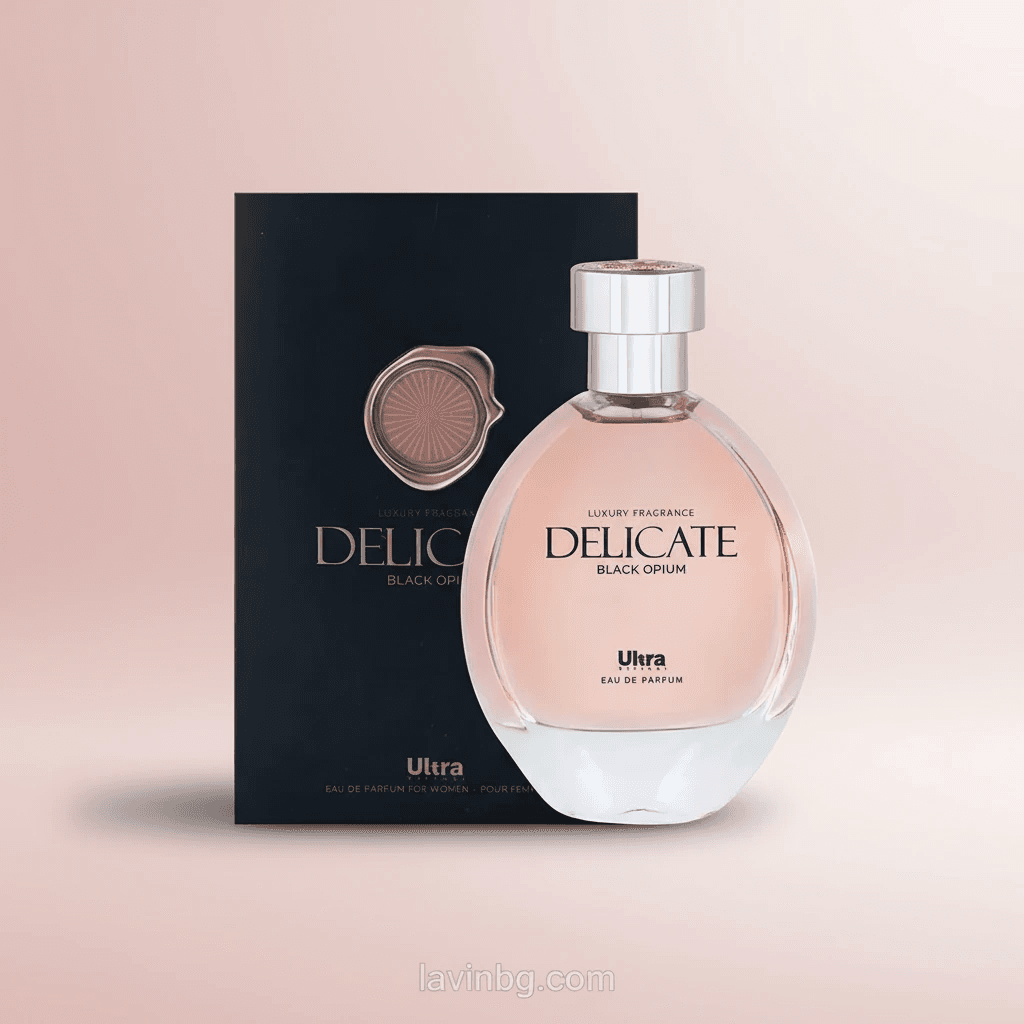 ادوپرفیوم زنانه اولترا ویرچوال مدل Black Opium Delicate حجم 100 میلی لیتر