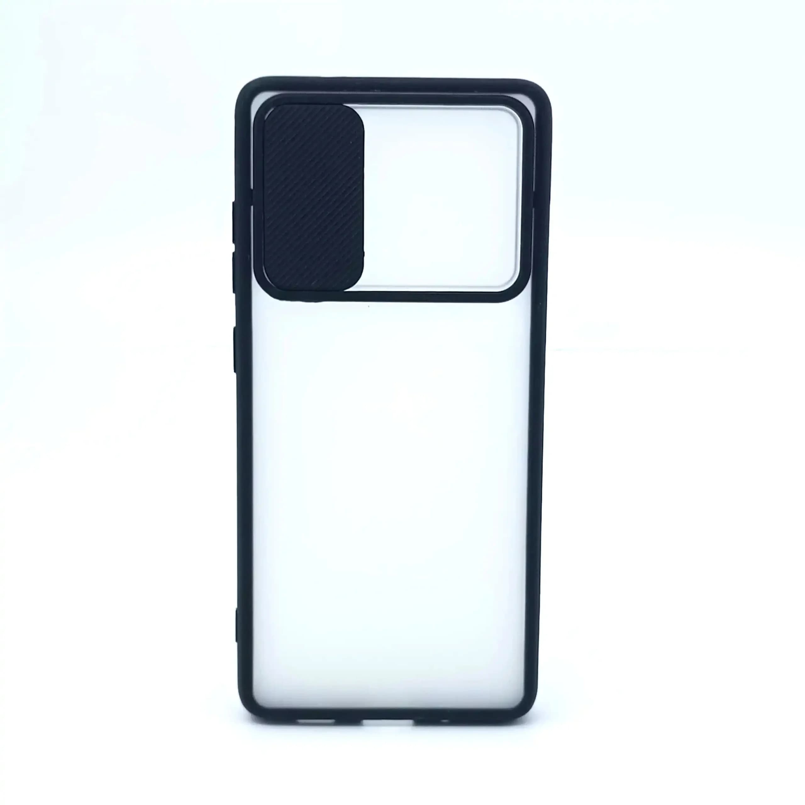 قاب طرح ‍‍پشت مات کشویی SAMSUNG S20FE -مشکی — تصویر ۳